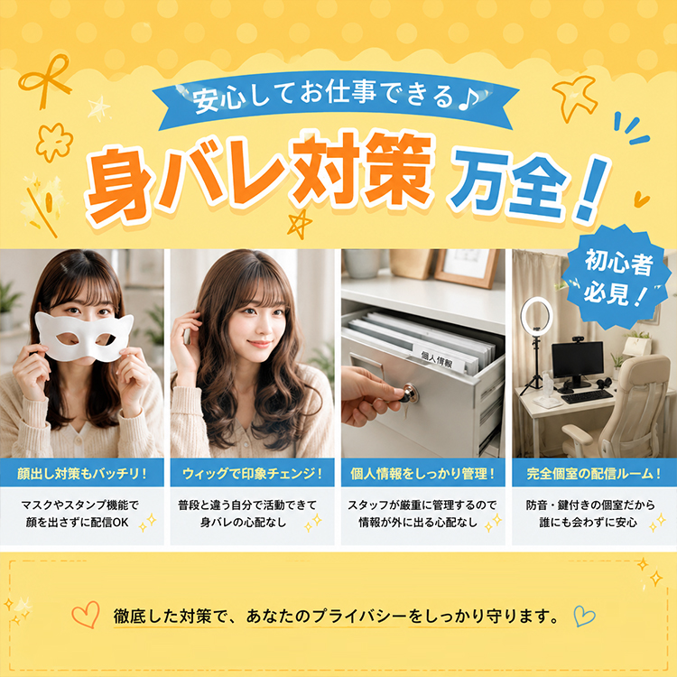 身バレ対策